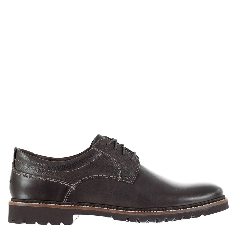 Pantofi Oxford Barbati Rockport Plain Toe Ciocolata Inchis - Romania 3740-DVGPE